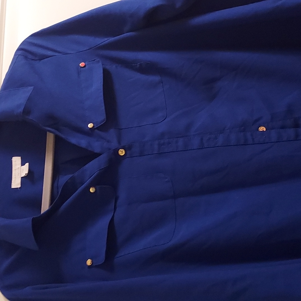 Royal blue charter club blouse